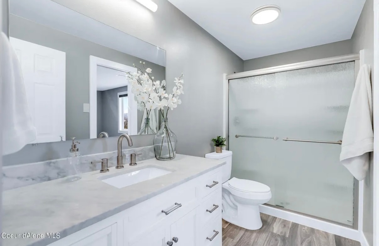 Bathroom remodel completed by Subpar General Construction